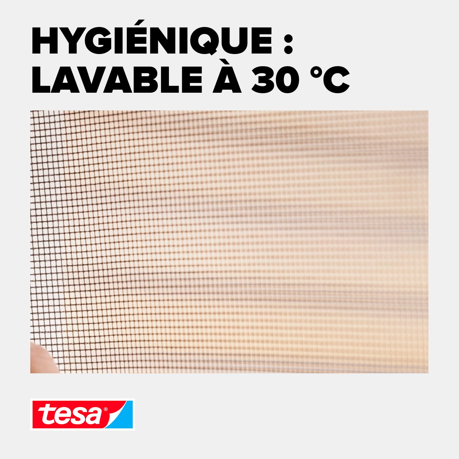 tesa Insect Stop Moustiquaire Auto-agrippante Prem. 3X 135x155 cm Anthrac.