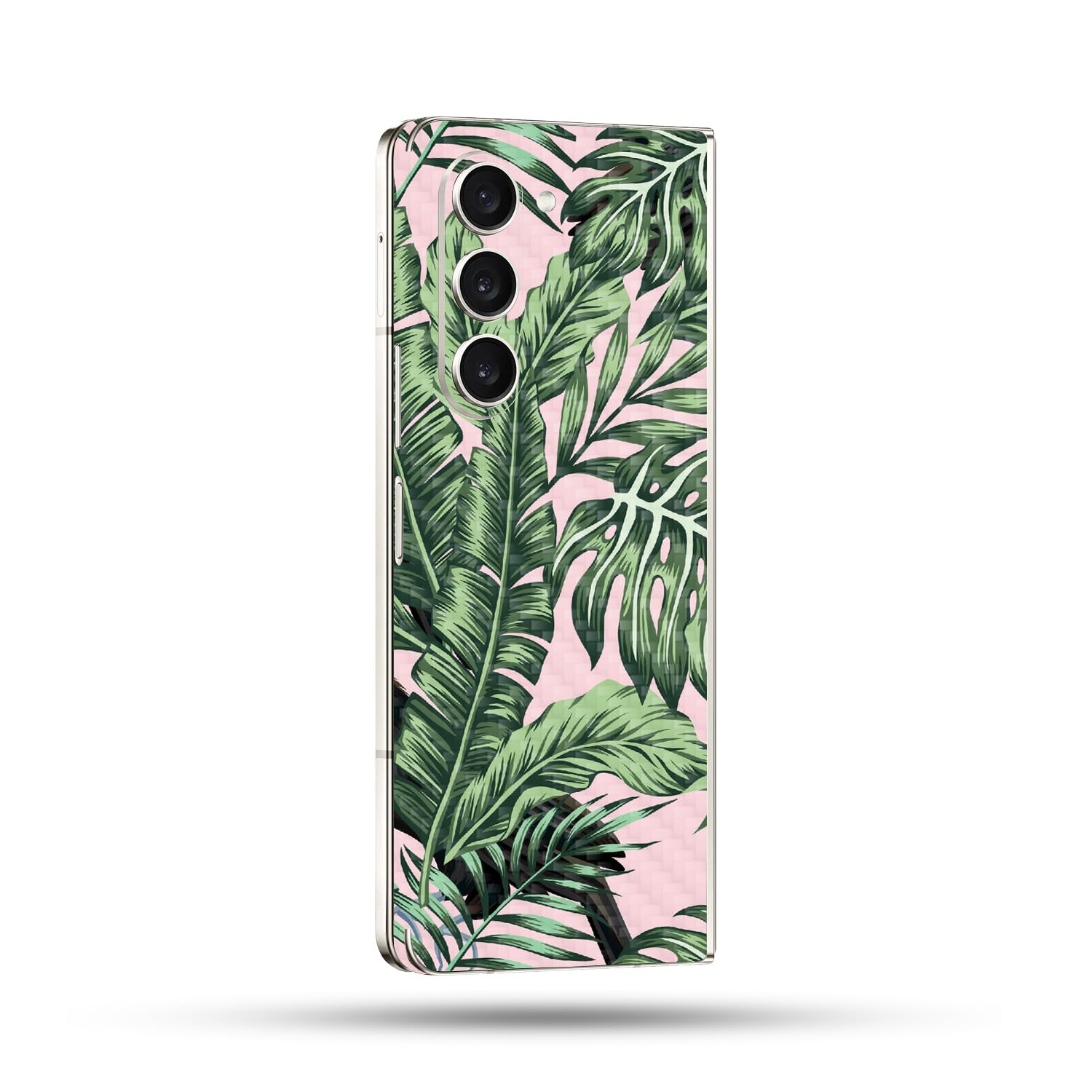 MightySkins Carbon Fiber Skin Compatible with Samsung Galaxy Z Fold 5 Full Wrap - Hidden Toucan | Protective, Durable Textured Carbon Fiber Finish | Easy to Apply &amp; Change Styles | Made in The USA