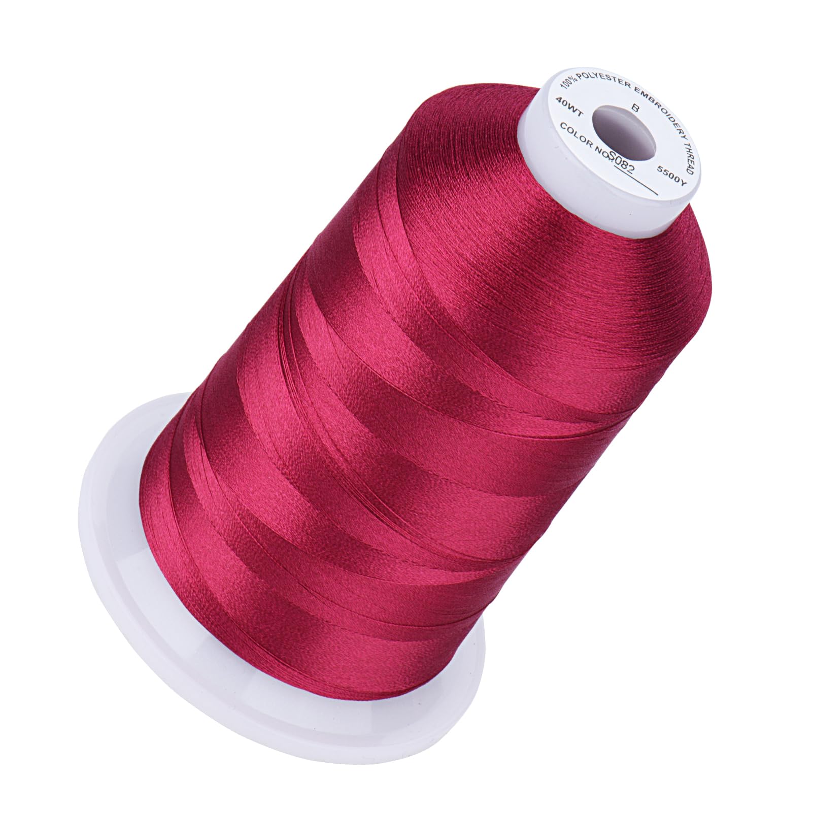 Simthread 5500Yds/5000M 40WT Polyester Embroidery Thread Mulberry S082