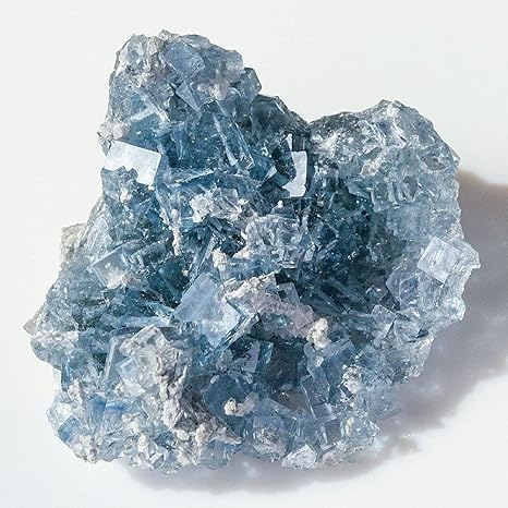 Amazon Co Jp 湖南省 ブルーフローライト 天然石 原石 鉱物 標本 鉱石 蛍石 ジュエリー