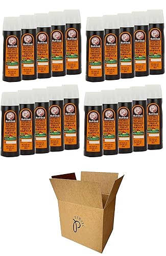 Salsa para perro de toro, 16.9 onzas líquidas cada uno, Assort 3 tipos (Tonkatsu, Worcestershire, semi-dulce) (Tonkatsu (paquete de 20  1 caja))