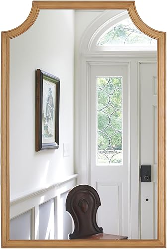 Vista 116 de WallBeyond Espejos de baño de madera para montar en la pared, espejos de pared con marco de madera rústica de 16 x 20 pulgadas, espejos de pared