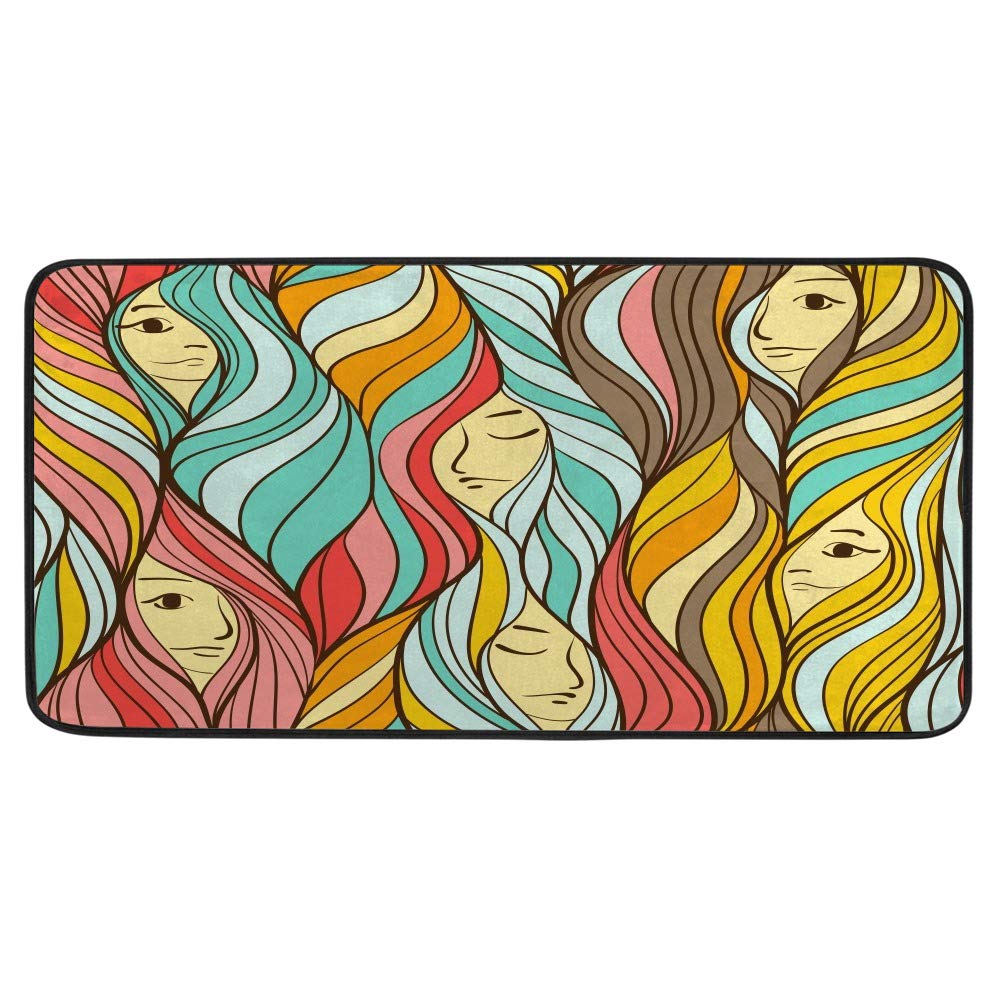 Tapis de cuisine anti-fatigue rembourré pour soulager le dos