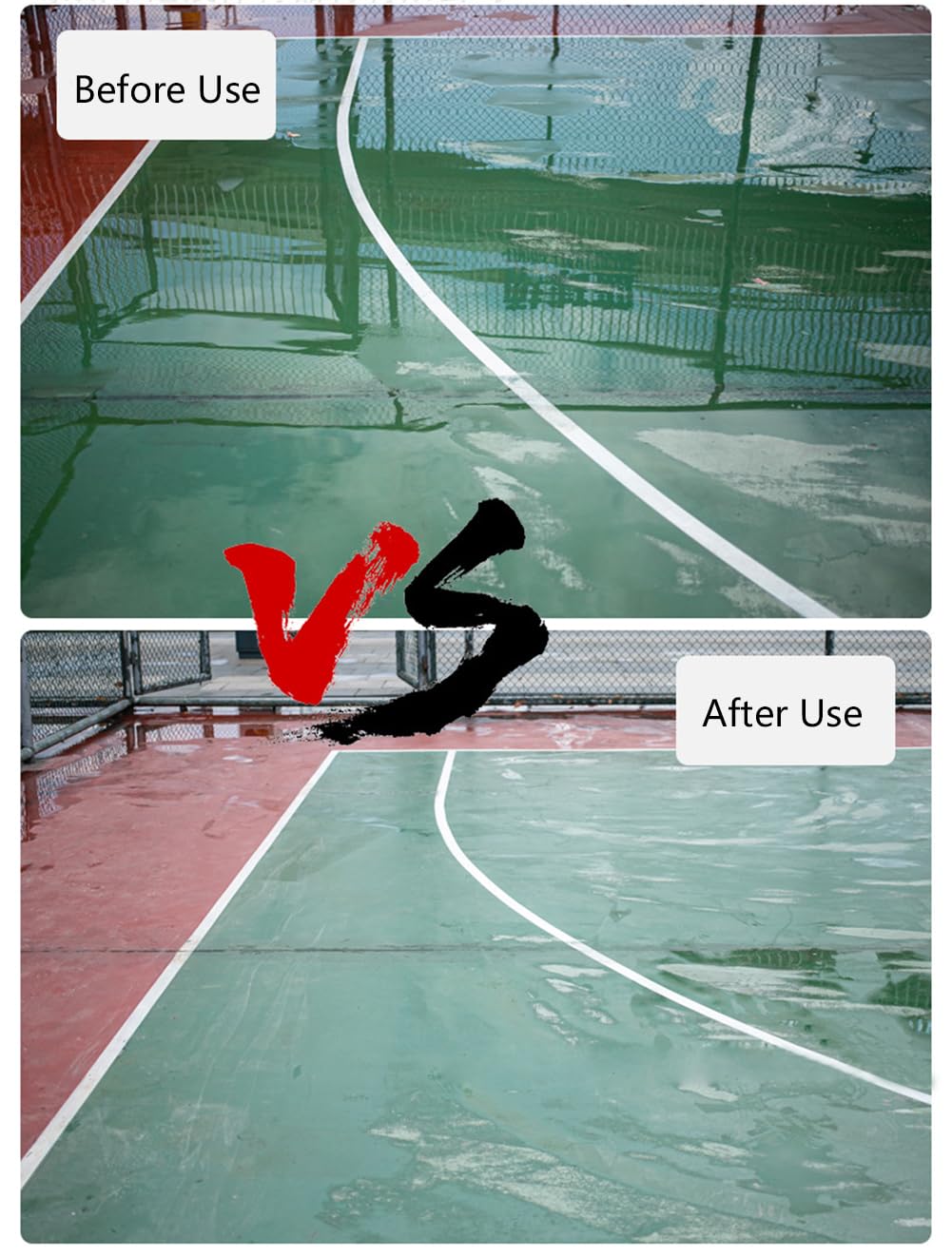 Escobilla de Goma para Pistas de Tenis, removedor de Agua para Pisos de Pistas Deportivas, secador de escobilla de Goma de aleación de Aluminio, escobilla de Goma Resistente con ho