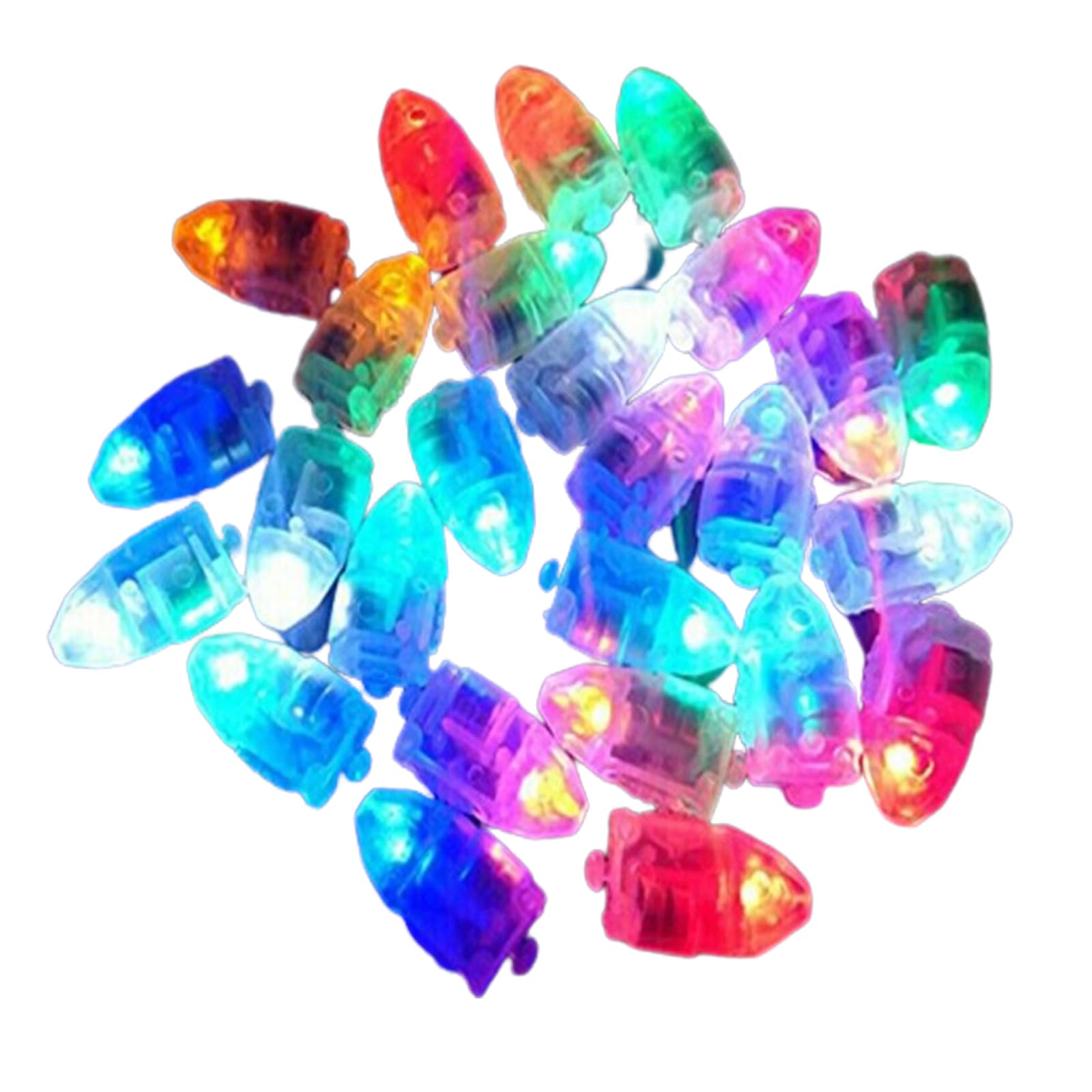 50 PCS Mini Led Lights- Flashing LED Balloon Lights for Paper Lanterns-Mini Multi Color Led Lights for Weddings, Birthdays, Anniversaries, Christmas, Halloween Decorations (Multicolored)
