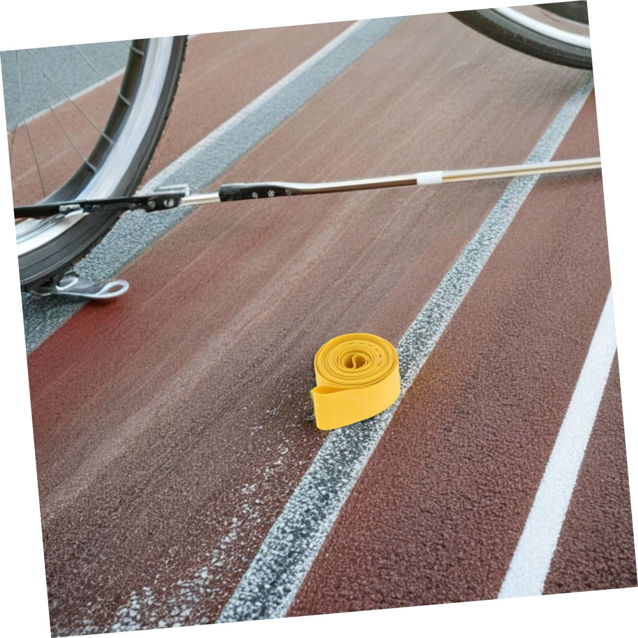 4Pcs Bicycle Rim Strips Durable PVC Tire Liner Protectors for Puncture Resistance Easy Installation for Road Mountain Bikes Enhanced Stability Comfort