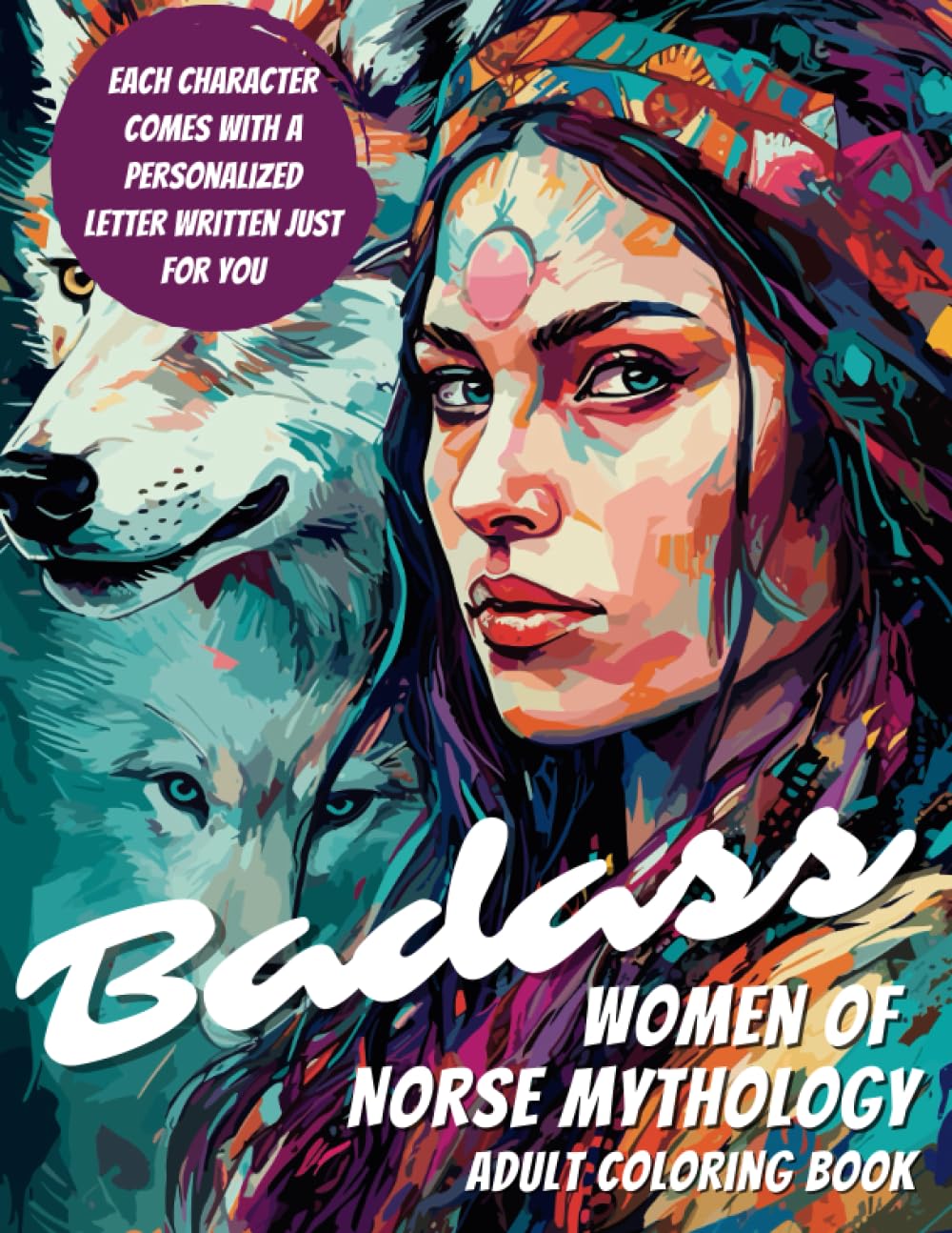 Amazon.com: Badass Women of Norse Mythology Coloring Book: Adult ...