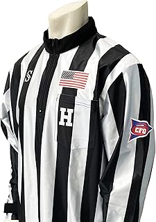 Smitty FBS126CFO | Collegiate CFO Football Referee Water Resistant Weather Long Sleeve Shirt | College Approved Official (3XL, U)