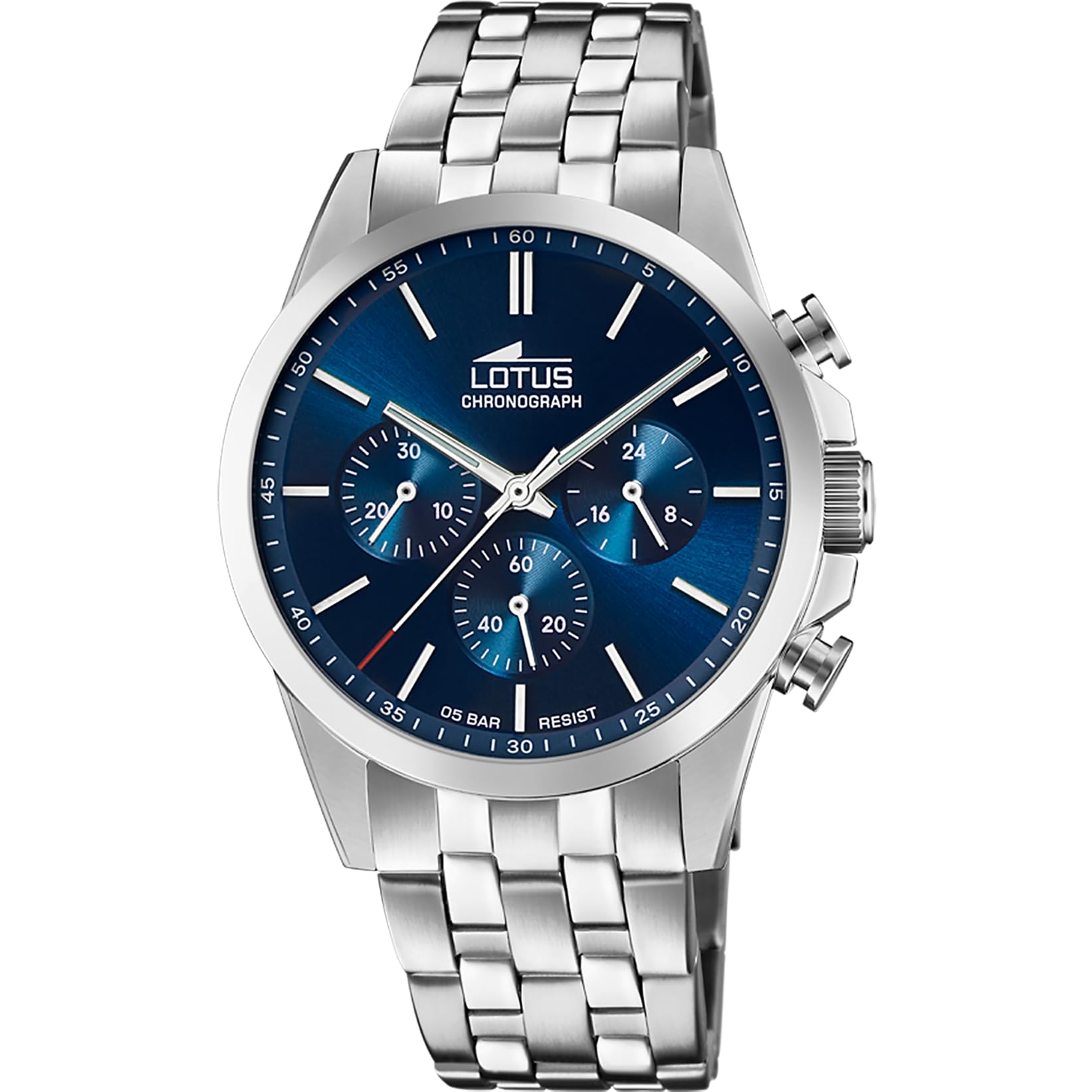 Męski zegarek Lotus 18989/2 z chronometrem ze stali szlachetnej