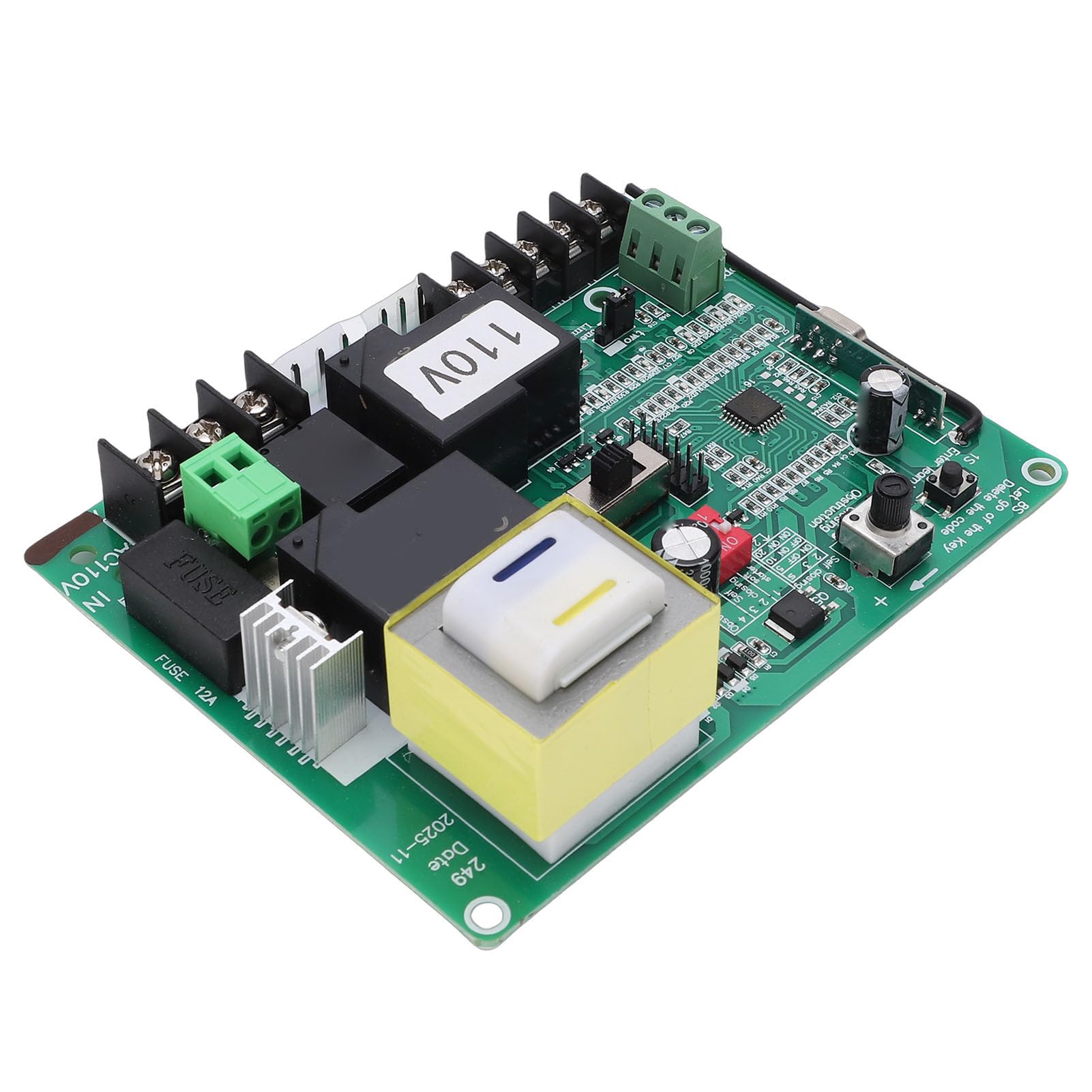 Circuit imprimé d'ouverture de portail coulissant avec télécommande (110V)