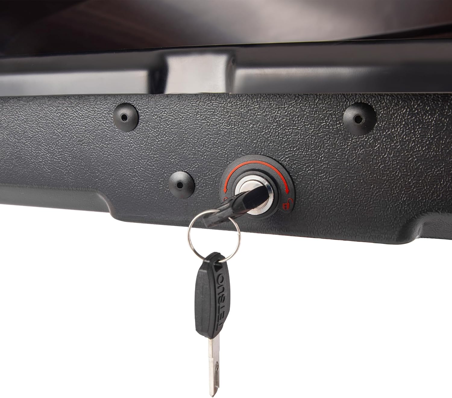 Hard Shell Roof Cargo Carrier with Security Keys, Roof Box, Cargo Box, 62 (L) x 31 (W) x 15(H) Inches, 14 Cubic Feet (Tool-Free Install), Brown