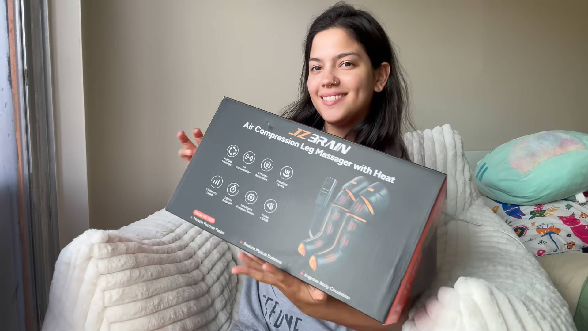 Amazon.com: JZBRAIN Leg Massager with Heat and Compression for