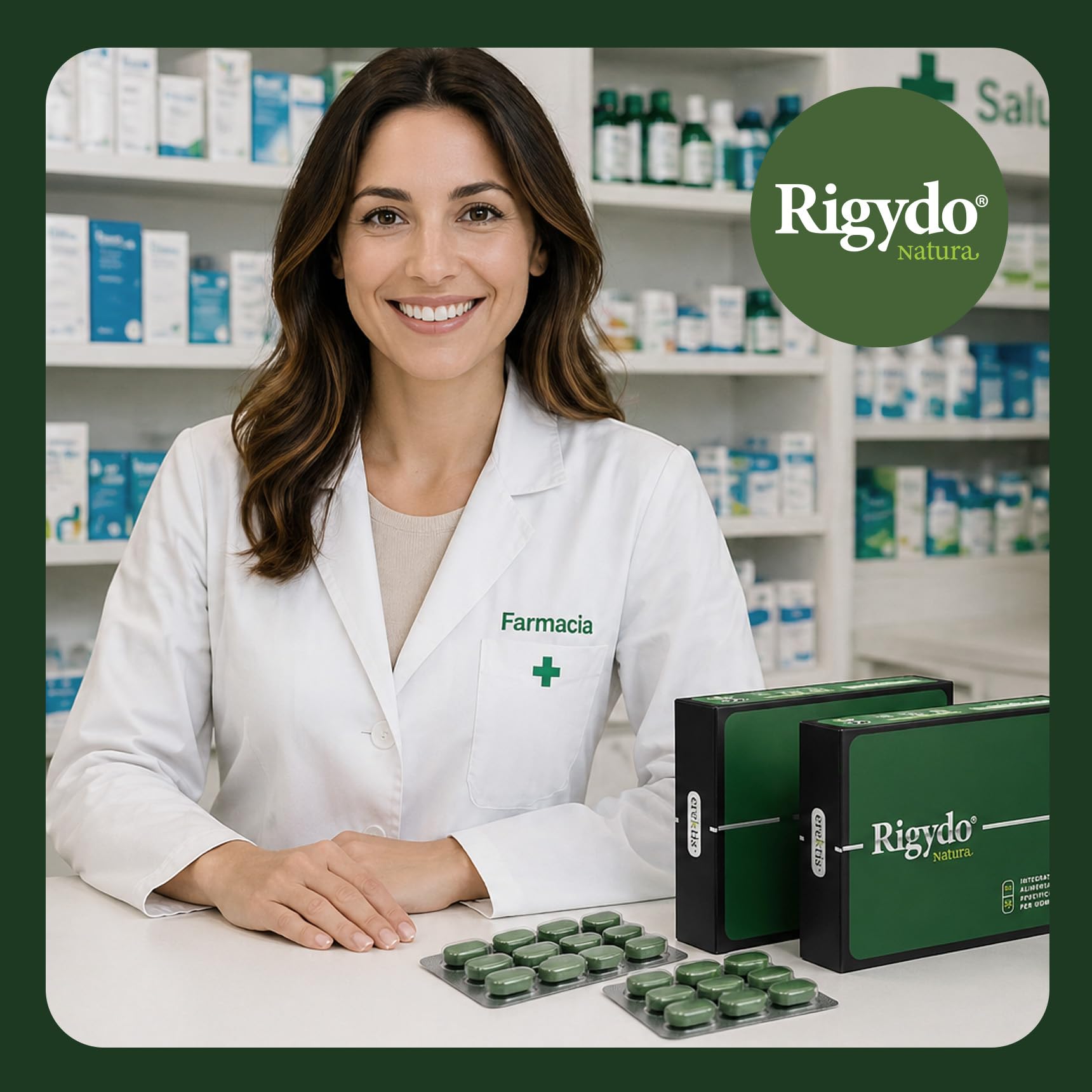 Rigydo® Natura - Integratore Uomo Premium | Benessere e vitalità maschile | Con Tribulus, L-Arginina, Zinco e Selenio - 60 compresse