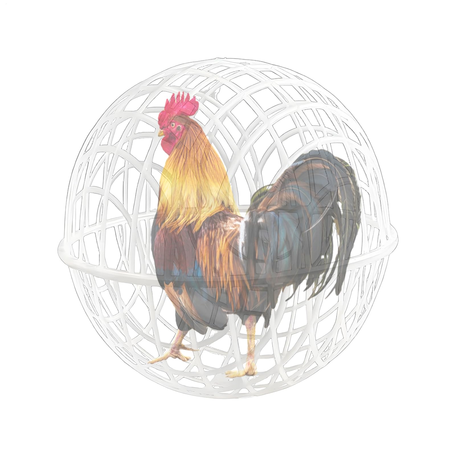 Jaula para Pollos, Jaula de Bolas de gallina, Jaula de Bolas de Pollo para Zonas Abiertas, Red de Senderismo, para Aves de Corral, cercado para Exteriores, Conejos y