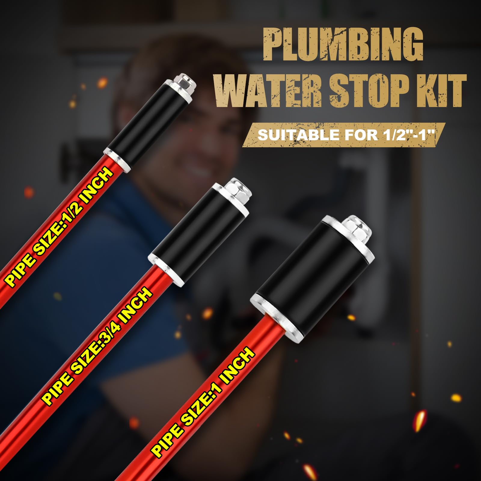 Plumbing Tool Kit (3 Tools) For The 1/2", 3/4" And 1" Sized