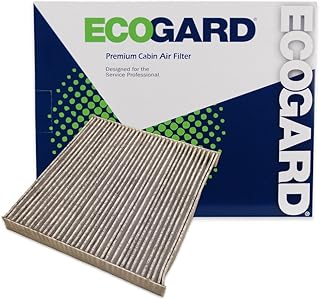 ECOGARD XC35519C Premium Cabin Air Filter with Activated Carbon Odor Eliminator Fits Honda Accord 2003-2021, Civic 2006-2015, CR-V 2007-2016, Odyssey 2005-2017, Pilot 2009-2021, Ridgeline 2006-2020