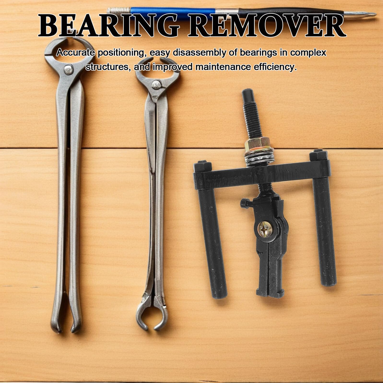 YARNOW Kit Extracteur de Roulements Internes à Mâchoires Outil Extraction de Poulie de Volant Moteur pour Réparations Automobiles et Camions