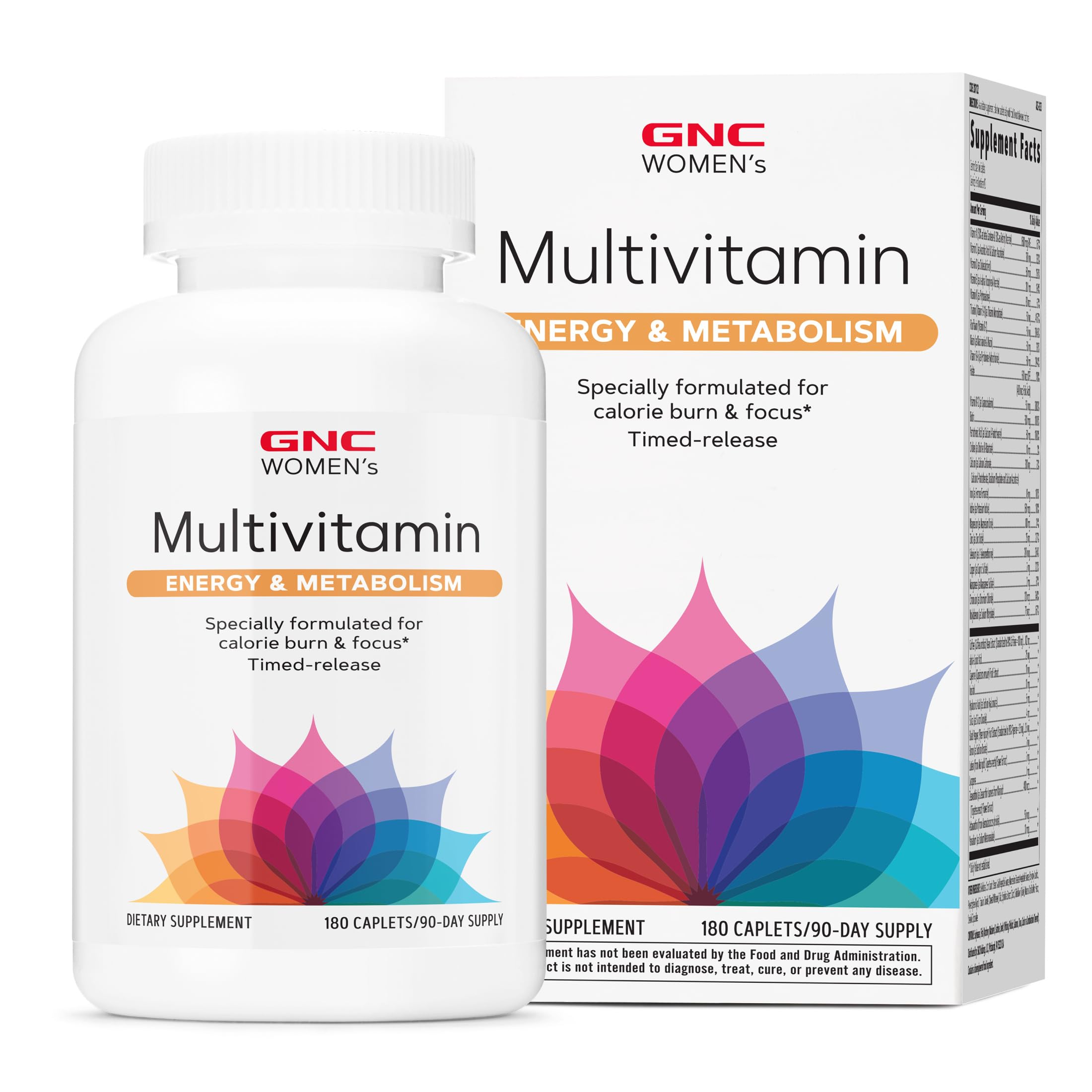 GNC Women's Energy and Metabolism Multivitamin 90 Caplets