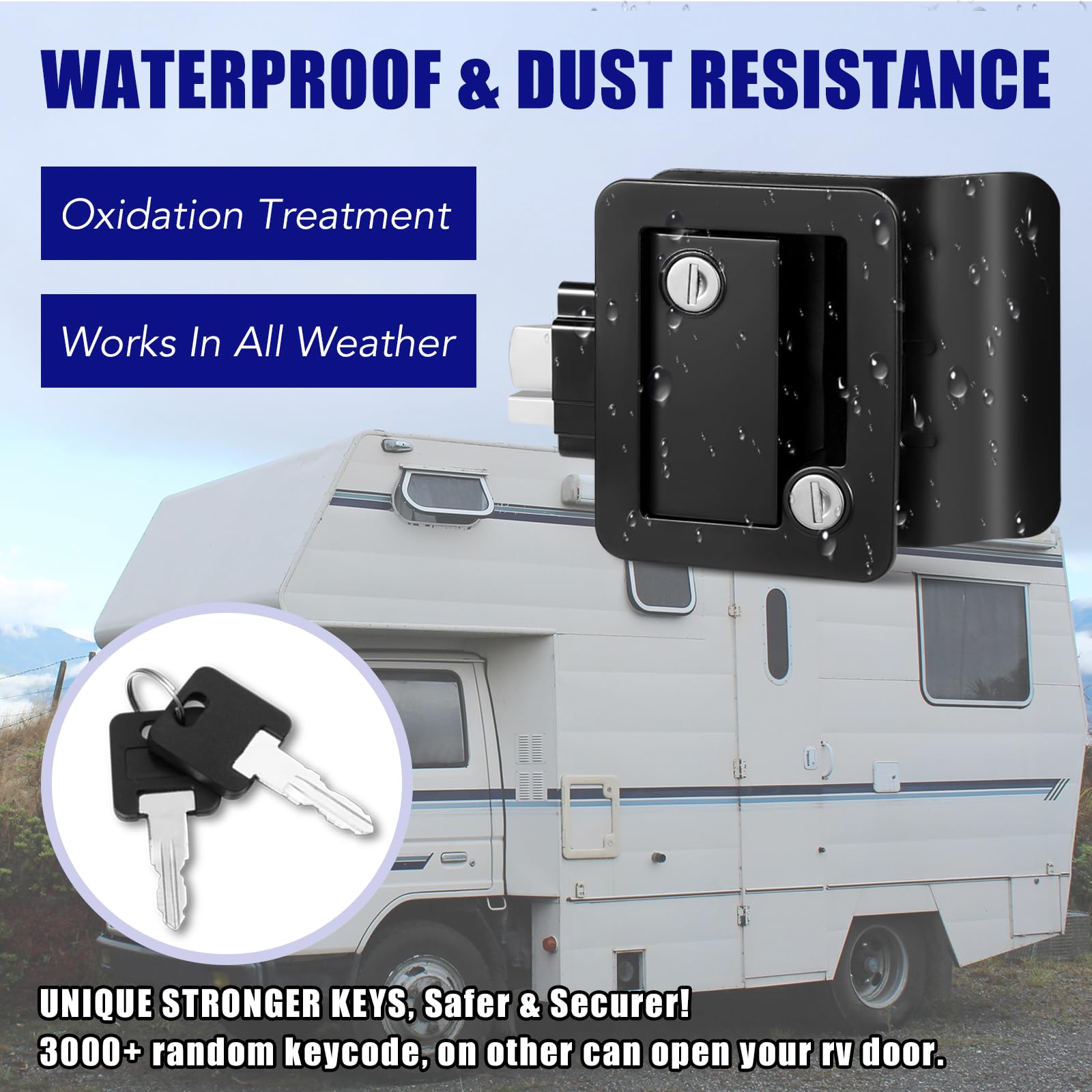 Snapklik.com : RV Travel Trailer Entry Door Lock