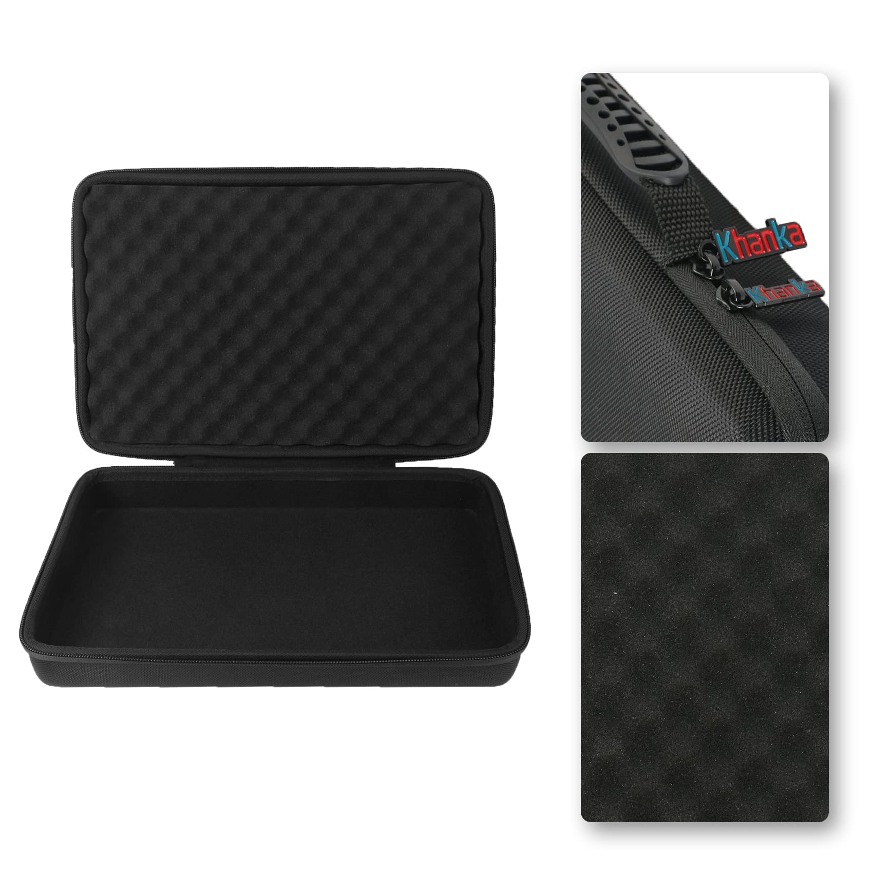 Khanka Funda de transporte para teclado profesional AKAI MPK Mini MKII MK2/Mini Play de 25 teclas MIDI portátil, con espuma suave