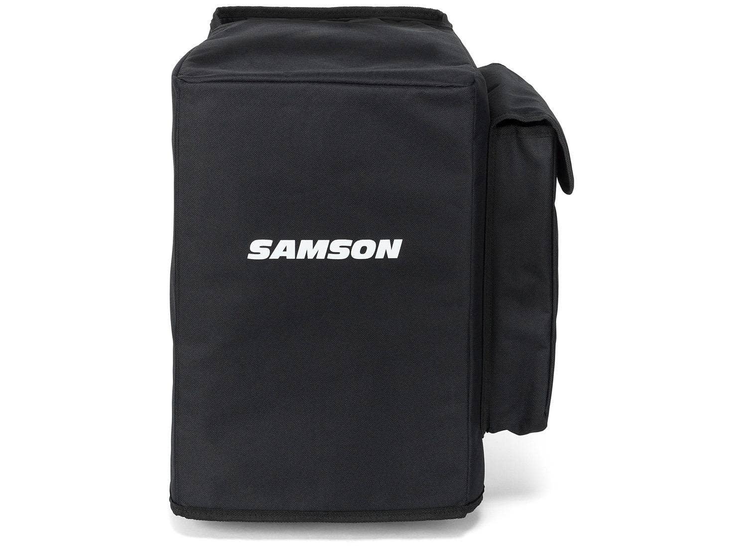 Samson Staubschutz-Cover SADC208 für Expedition XP208W – Schutzhülle mit Zubehörfach für Kabel & Mikrofone, ideal für mobile PA-Systeme und Studio-Transportschutz
