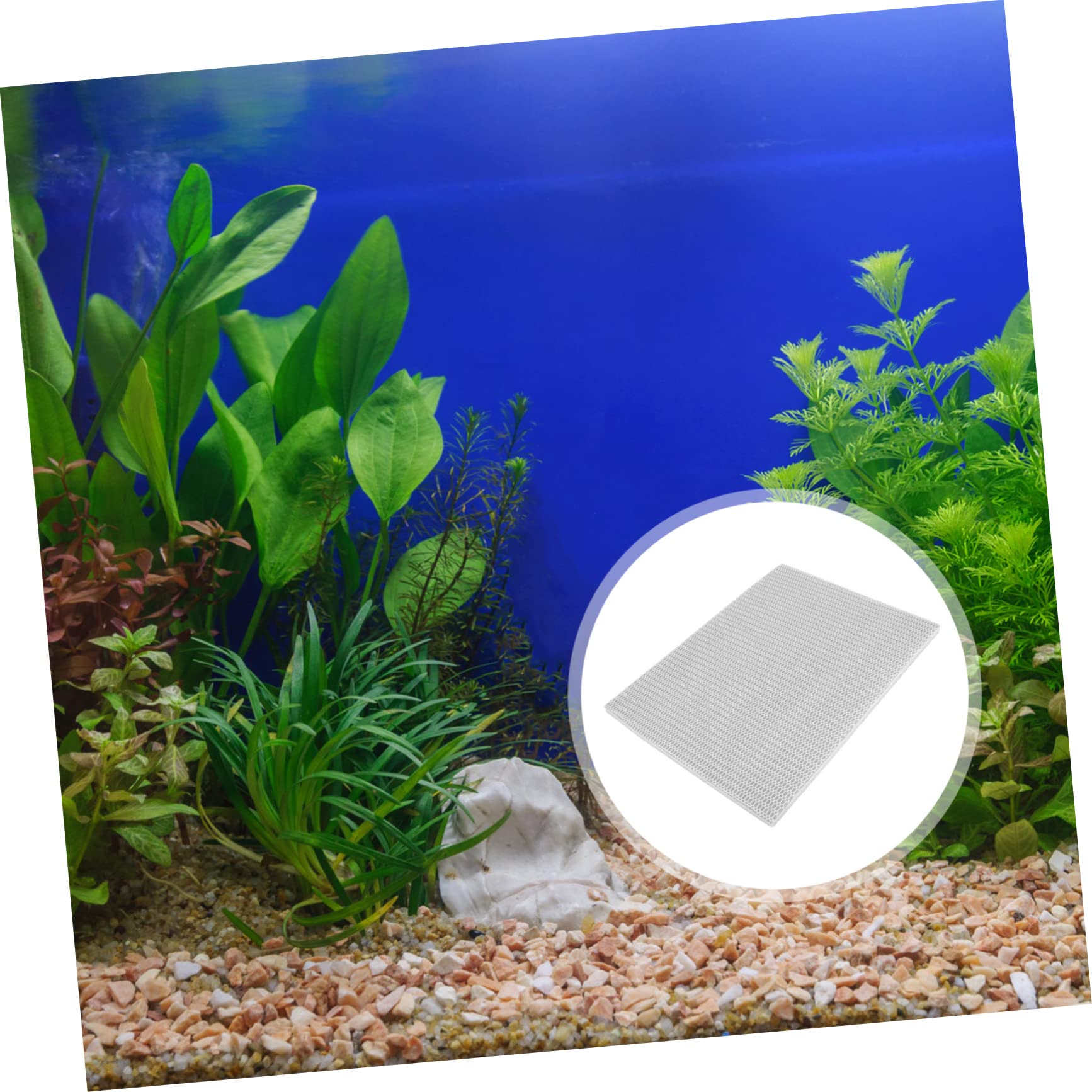 Toddmomy Aquarium Filterwatte 120cm - Wiederverwendbarer Filterpad Für Teich & Aquarium