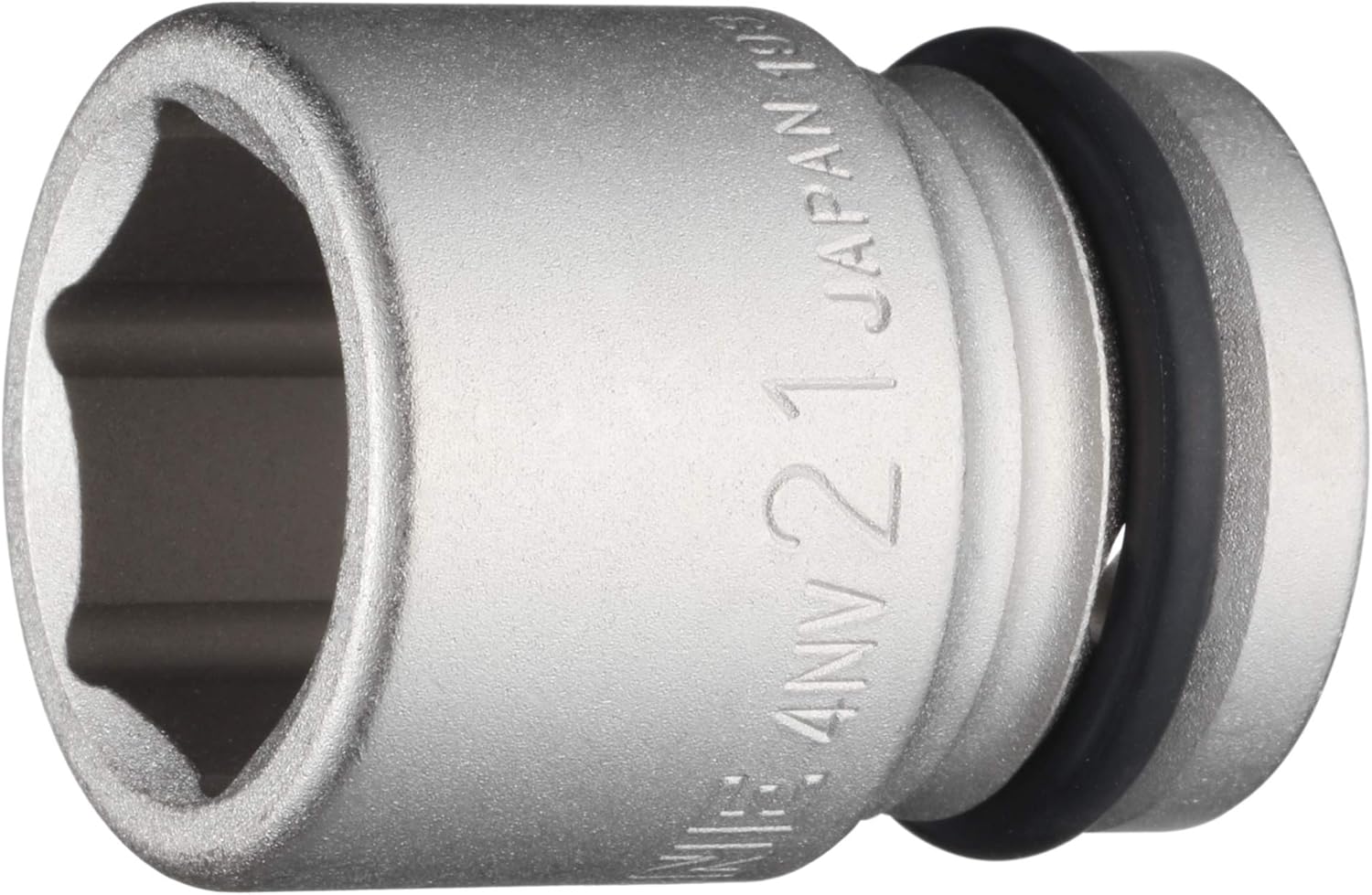 TONE HP4NV-21 Impact Socket 0.5 inch (12.7 mm) Drive (1/2 inch) Double Side Width 0.8 inch (21 mm)