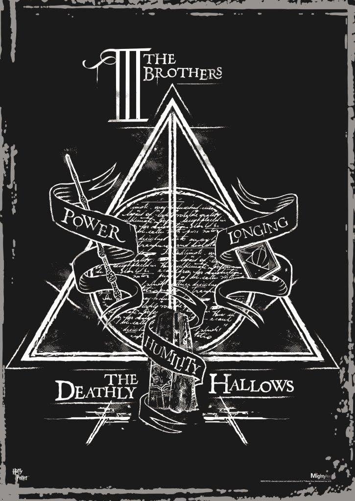 MIGHTYPRINT Harry Potter Deathly Hallows 17 x 24 Wall Art image 5