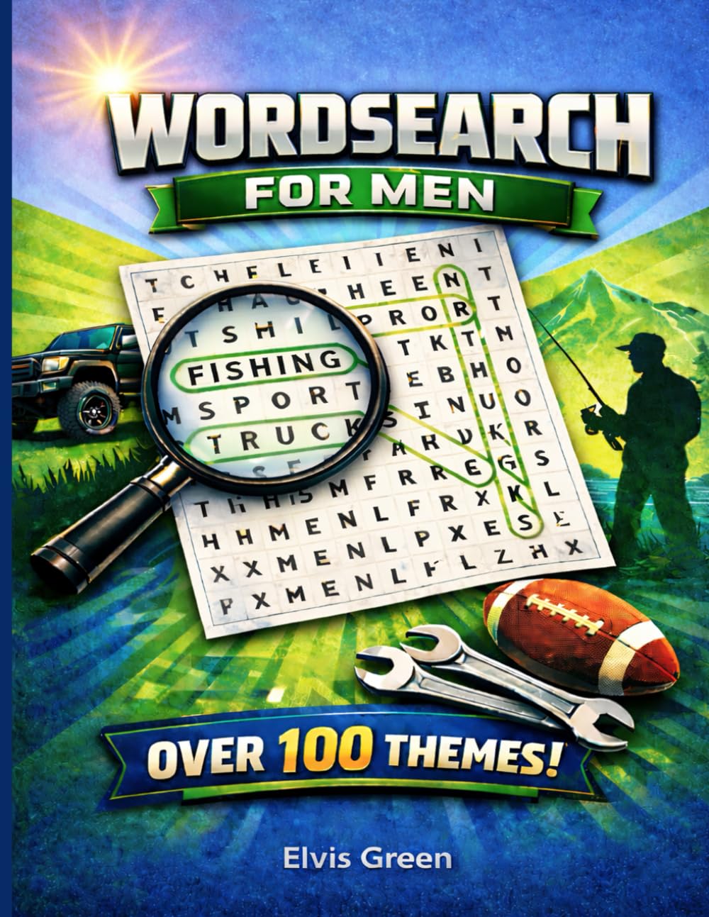WORD SEARCH FOR MEN: Over 100 Puzzles.