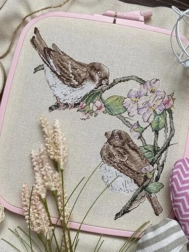 Nurge Pink Plastic Square Embroidery Hoops, Cross Stich Hoop, Punch Needle Hoop (4 Pcs Set) #TOP5