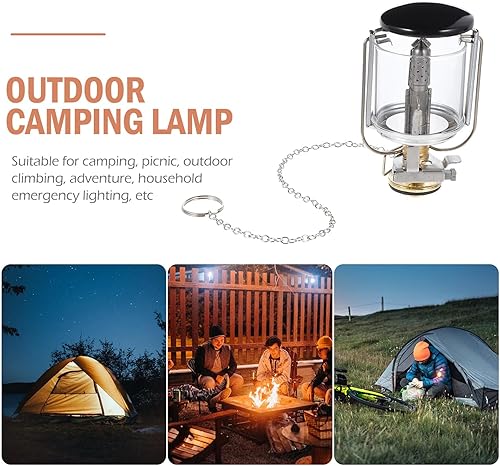Miniatura 6 de GALPADA Linterna de camping ligera y portátil de propano para exteriores, con bolsa de almacenamiento, tanque plano roscado para senderismo,