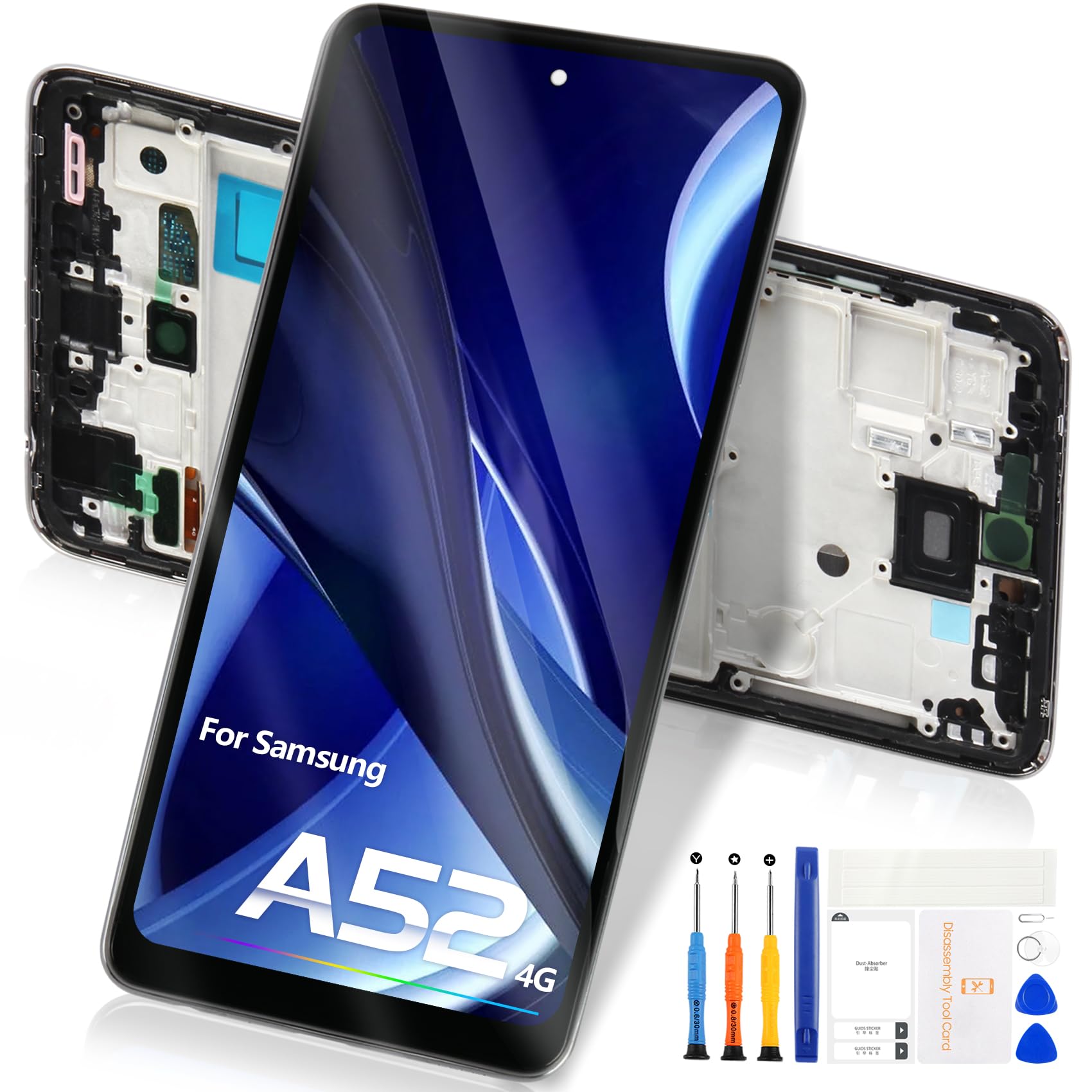 Écran Tactile Digitizer Assembly SM-A525F de qualité supérieure pour Samsung Galaxy A52 4G - 8