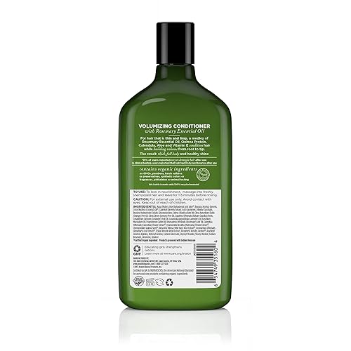 Vista 15 de Avalon Organics Acondicionador de romero, 32 onzas líquidas