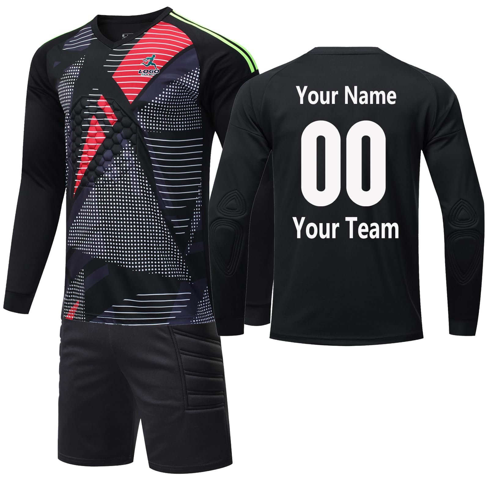 Uniformes de Gardien de But personnalisés pour Enfants, Adolescents, Hommes et Femmes, Maillot Adulte avec Sweat-Shirt éponge