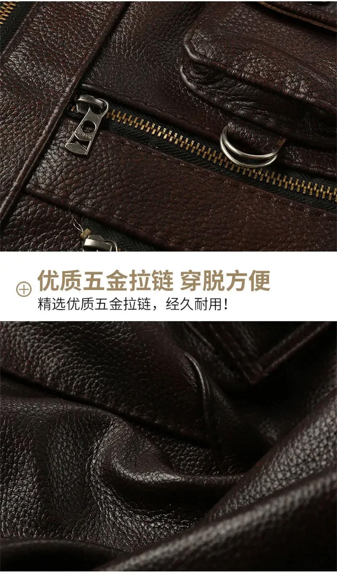 Gilet da uomo in pelle da uomo con cerniera gilet Steampunk senza maniche giacche da moto con tasche multiple