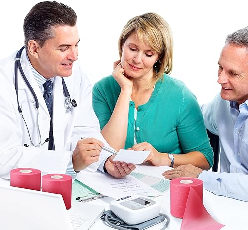 Miniatura 7 de Nuanchu 6 piezas de cinta de espuma de 30 yardas, cinta deportiva preenvuelta para tobillos, muñecas, manos y rodillas (multicolor)