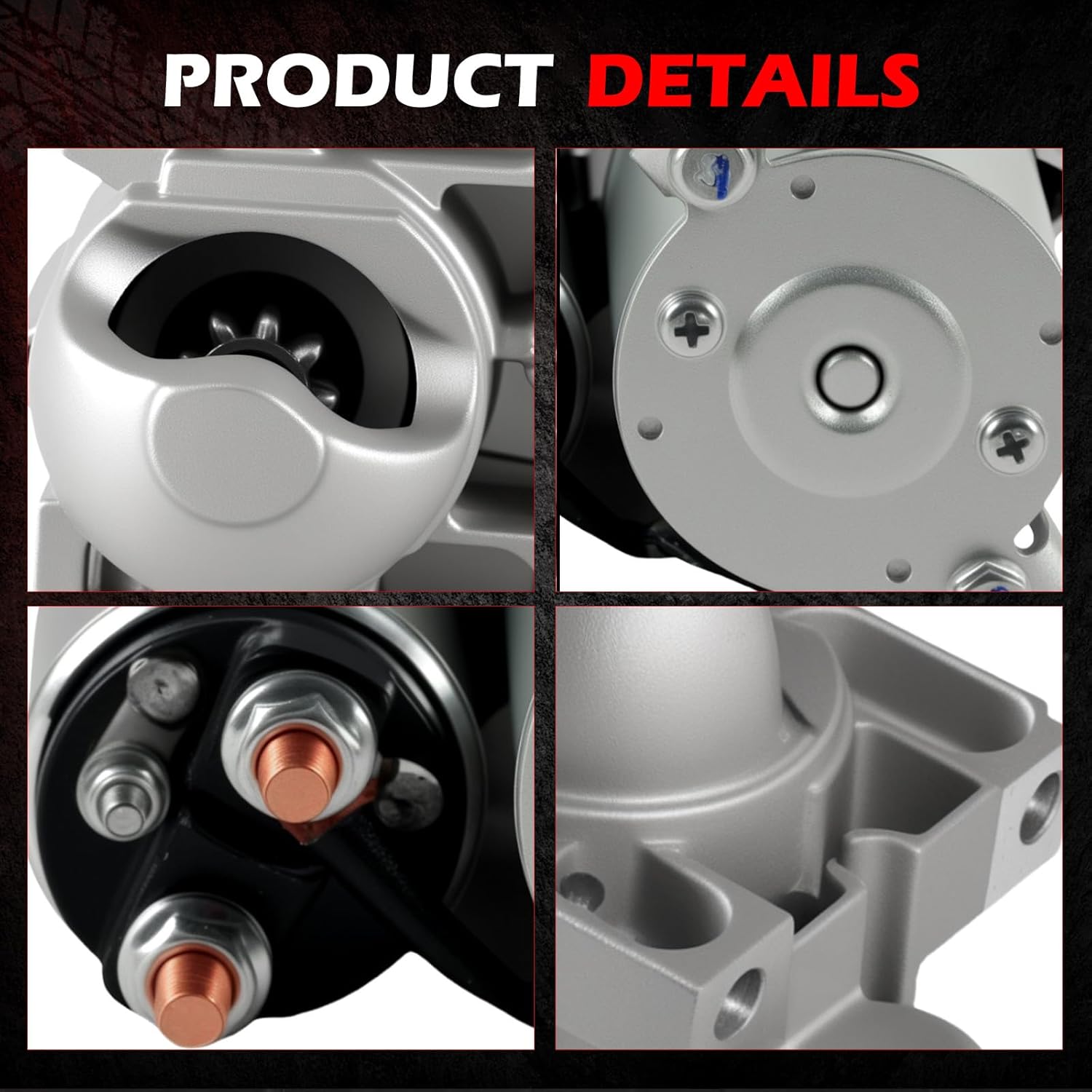 Starter 6494 5.3L Fit for Rainier 2004-2007 for Escalade 2003-2005 for Avalanche 2007-2008 for Express 1500 2004-2007 Car Engine ​​Cranking Motor Repair replace 6494N 22336DR 5106494 3362002