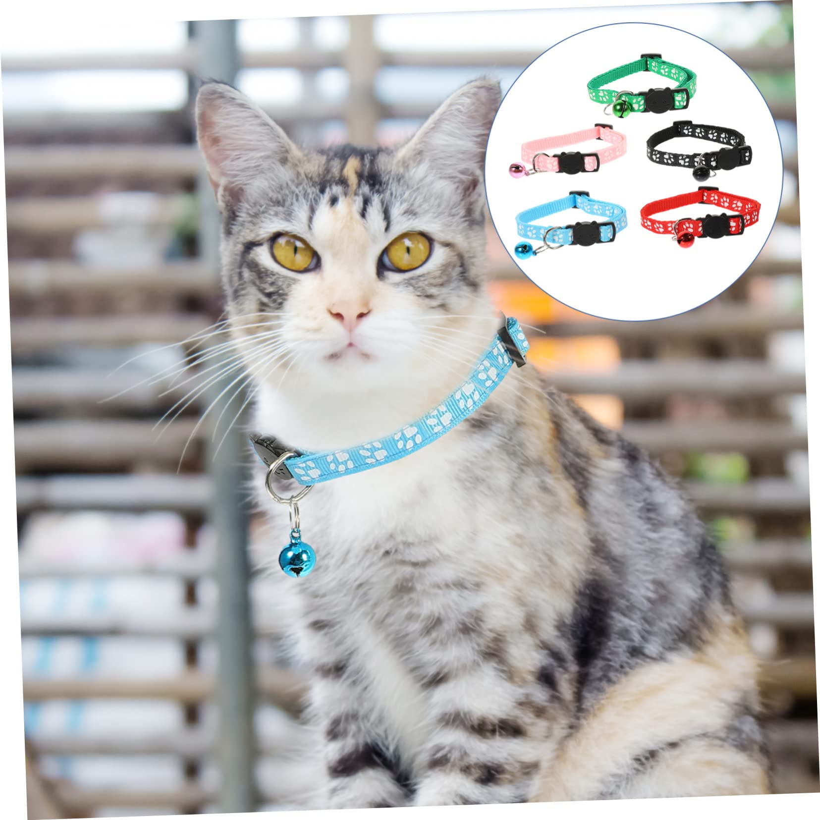 POPETPOP 25stücke Verstellbare Katzenhalsbänder Mit Glöckchen Bunten Farben Komfortables Und Dekoratives Für Kätzchen Und