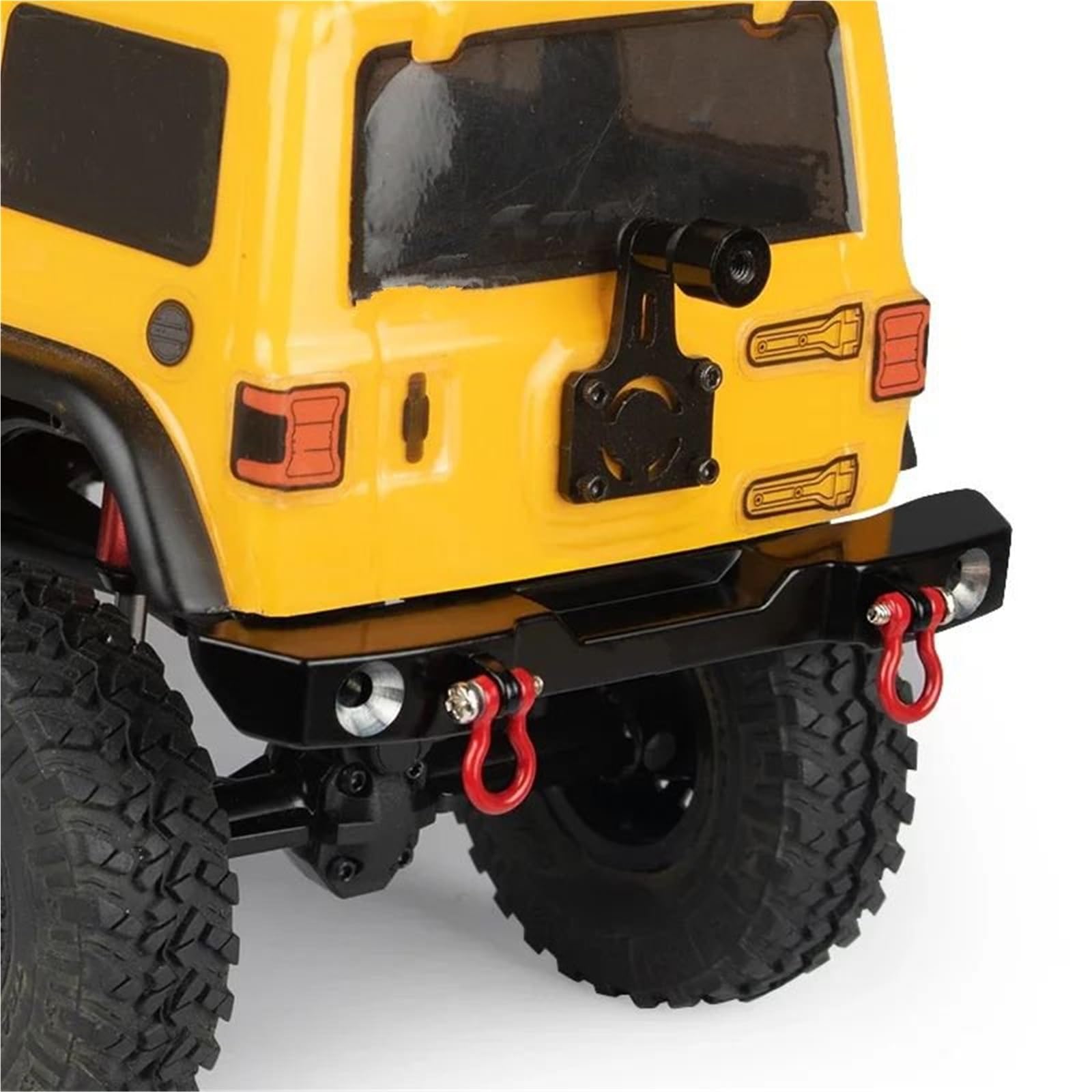 Per Axial Per SCX24 1/24 Paraurti Posteriore Alluminio RC Crawler Auto Aggiornamenti Parti Accessori Componenti Off Road Veicoli Camion RC Ricambi Modellismo