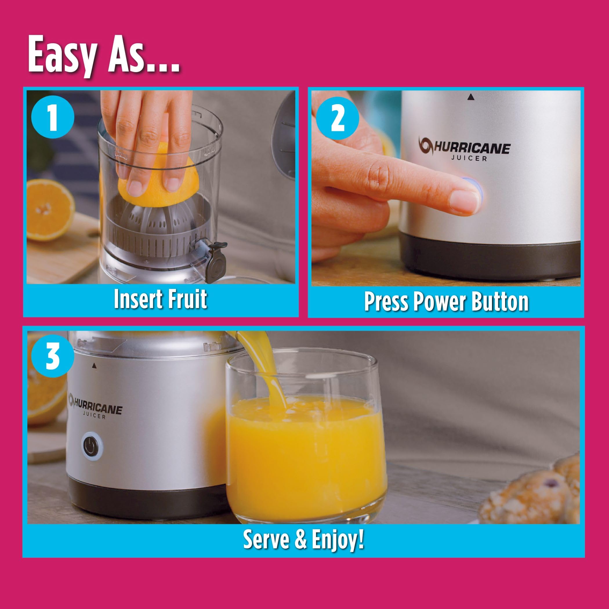 Hurricane Juicer - Product Features