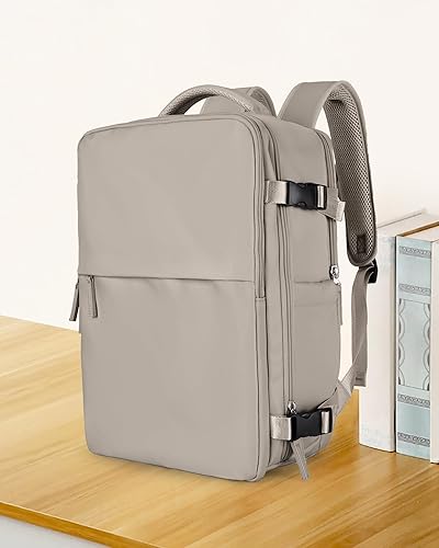 Miniatura 9 de coowoz Mochila de mano para mujeres y hombres, mochila de viaje aprobada por aerolíneas, mochila deportiva para laptop, B-Azul marino, Mochila