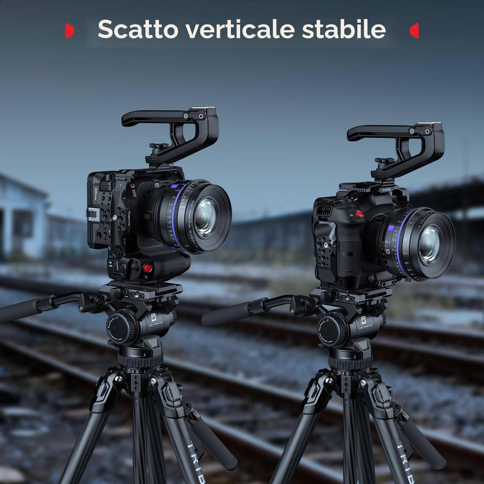 SmallRig Gabbia per Canon C80, design modulare con piastra superiore, piastre laterali, piastra inferiore, guida NATO, fermacavo per HDMI, con attacco a scarpa fredda, foro filettato da 1/4"-20 e 3/8