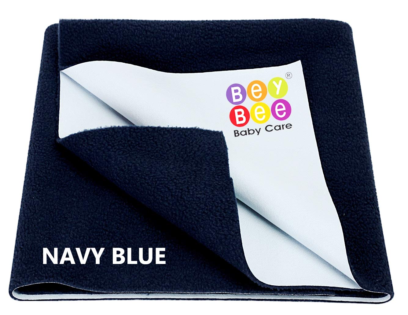BeyBee Extra Absorbent Quick Dry Sheet for Baby, Baby Bed Protector, Waterproof Baby Sheet (Large – 140cm X 100cm, Dark Blue, Cotton, 100% Waterproof Breatheable Fabric Mat with an Extra Dry Layer) BeyBee Extra Absorbent Quick Dry Sheet for Baby, Baby Bed Protector, Waterproof Baby Sheet (Large – 140cm X 100cm, Dark Blue, Cotton, 100% Waterproof Breatheable Fabric Mat with an Extra Dry Layer)