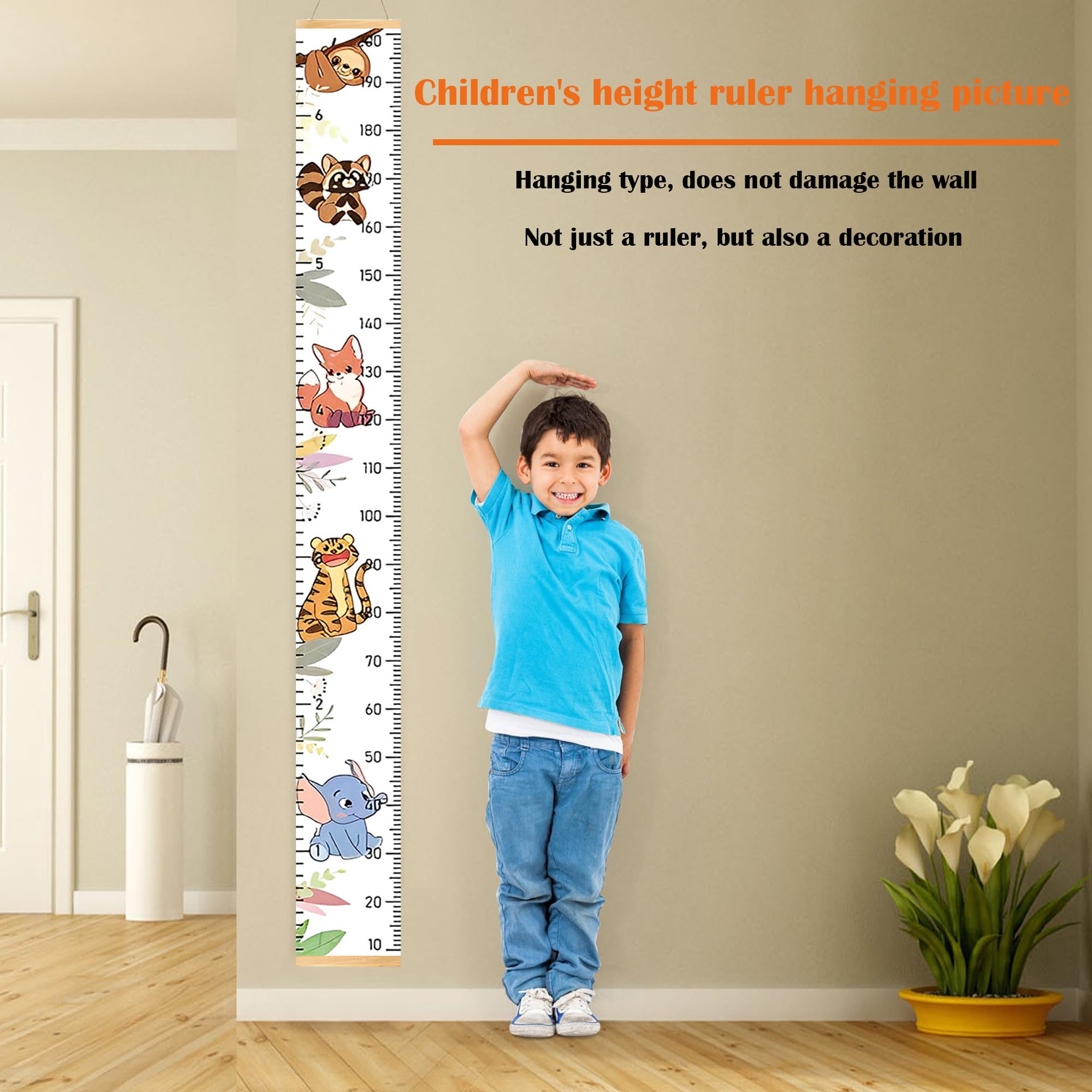 BAMBINI ALTEZZA CRESCITA Grafico Misurazione, Tabella Di Misurazione Dell'Altezz EUR 16,99