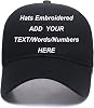 Sports Outdoors Snapback Visors Custom Text Embroidered Dad Hats Personalized Hip Hop Curved Bill Baseball Caps