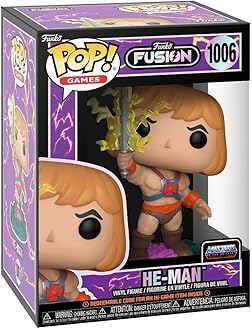 POP! Games: Fusion - He-Man W 1/6 Odds for Rare Chase Variant - 1/6 Odds for Rare Chase Variant - Masters of The Universe - Collectable Vinyl Figure - Gift Idea - Official Merchandise