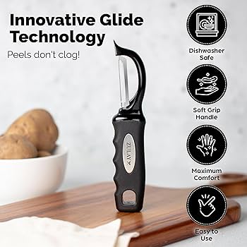 Amazon.com: Zulay Kitchen Premium Vegetable Peeler for