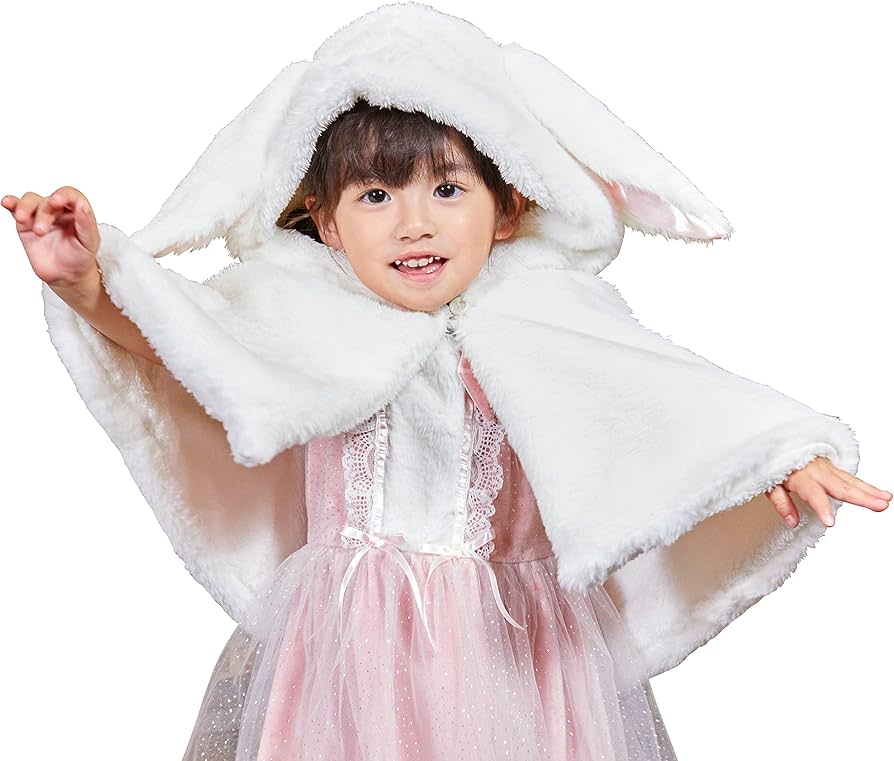 BABYうさ耳ケープ ホワイト BABYうさ耳ケープ ホワイト