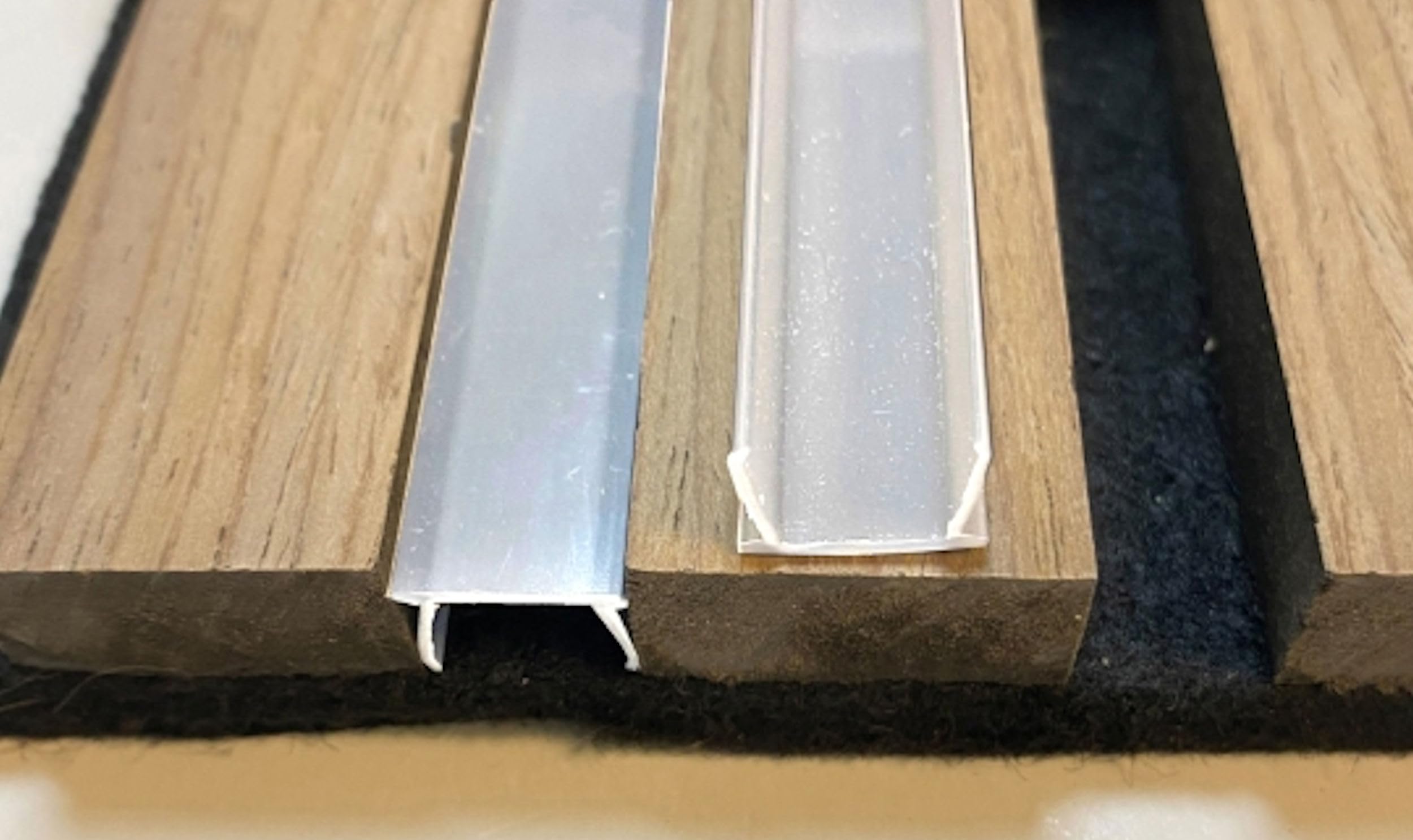 Xenon Dimmbare Led Akustikpaneele Beleuchtung 3x60cm kaltweiß anschlussfertig Abdeckung weiß matt