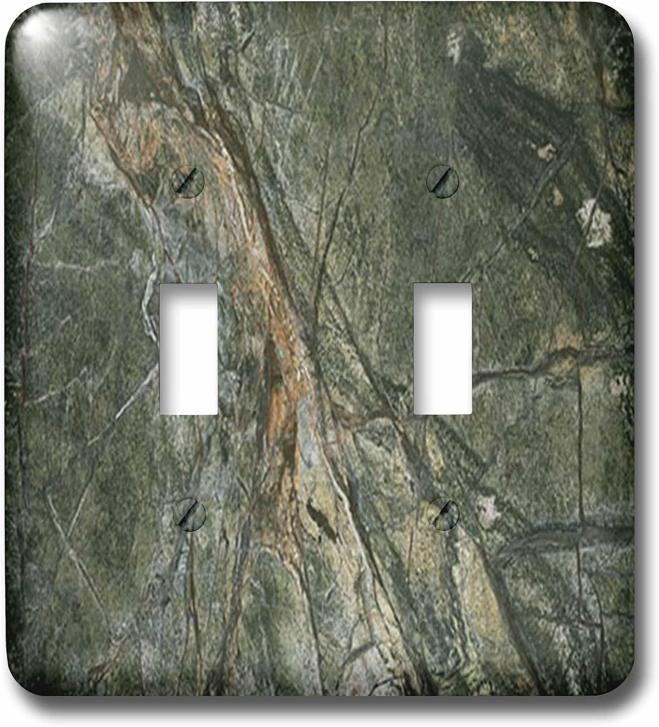 3dRose lsp_112134_2 Rainforest Green Marble Print Double Toggle Switch